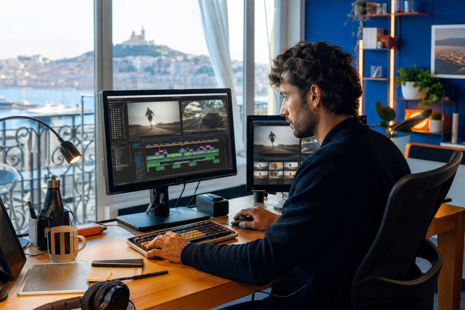 Montage d'un film de marque